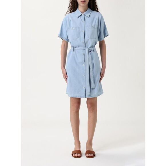 A.P.C. Dresses & Skirts - A.P.C. Dress Woman Gnawed Blue
